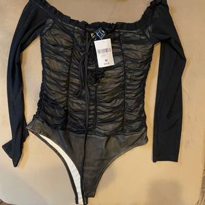 Black brand new bodysuit